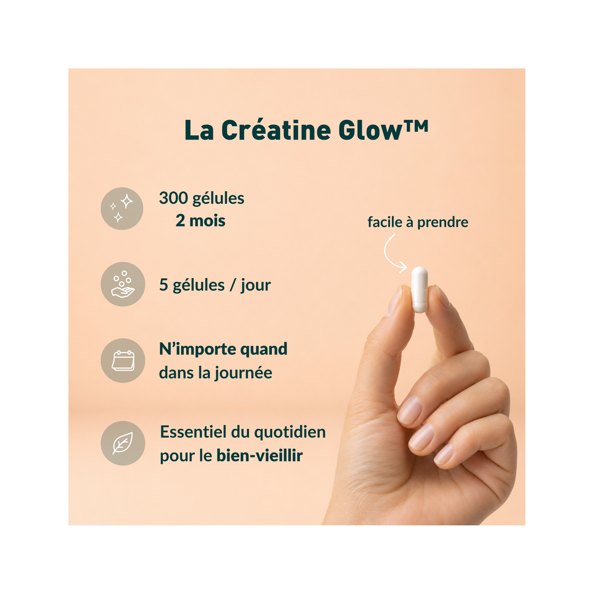 Creatina Glow™ Capsule