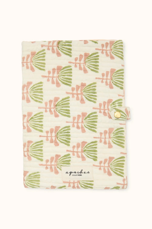 Protège Carnet Bimale "Tresse" - Celery