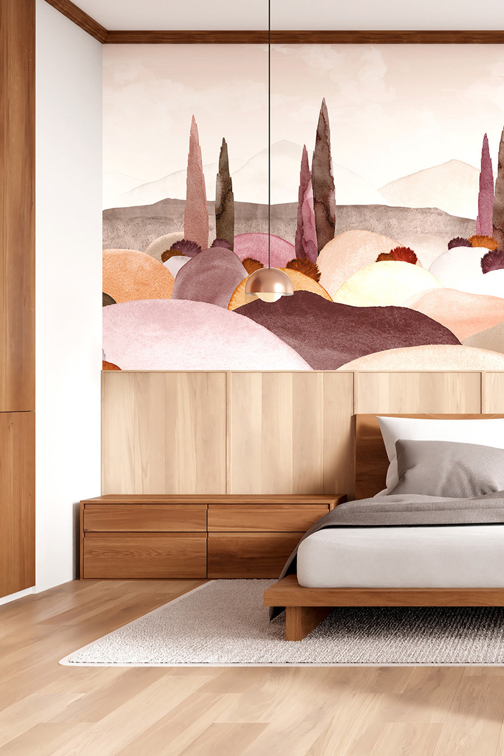 Fresque Provence - Soleil Ardent