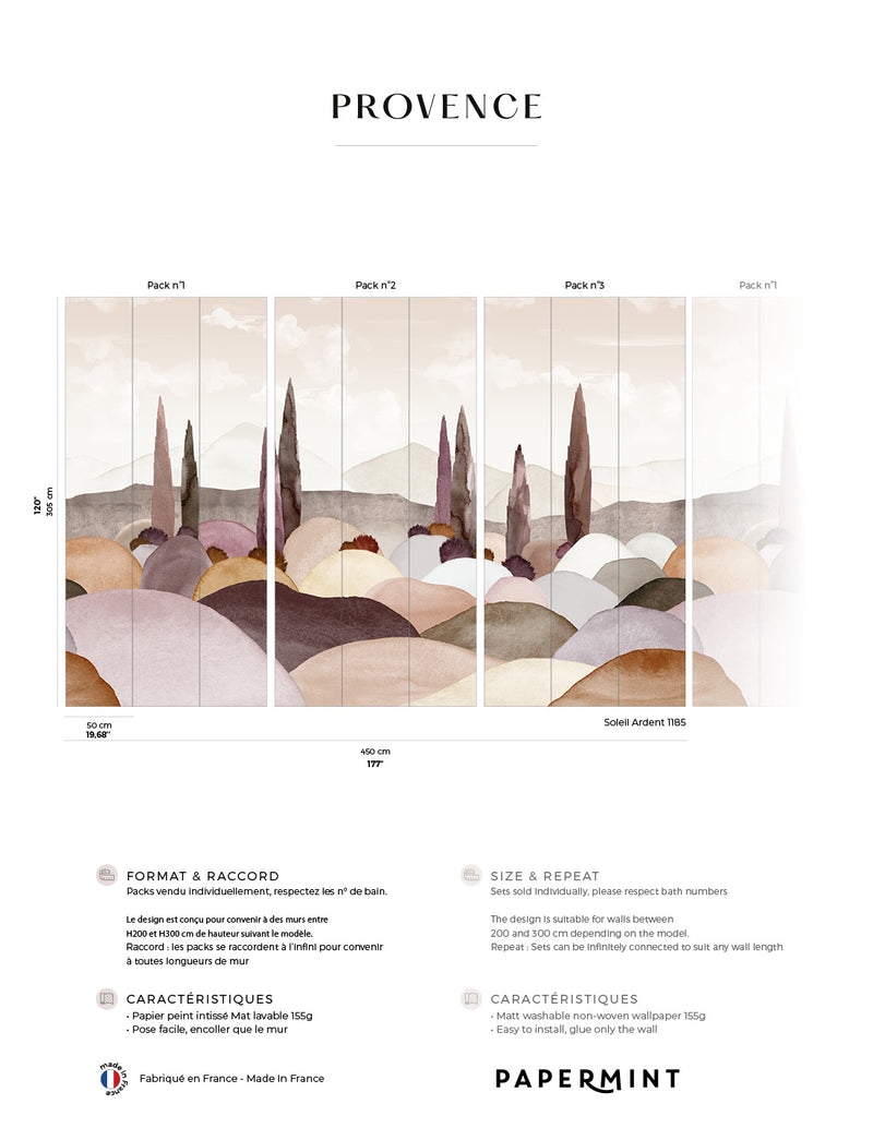 Provence Fresco - Burning Sun