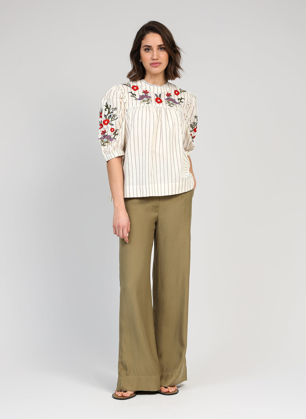 Pantalon Prunella Kaki