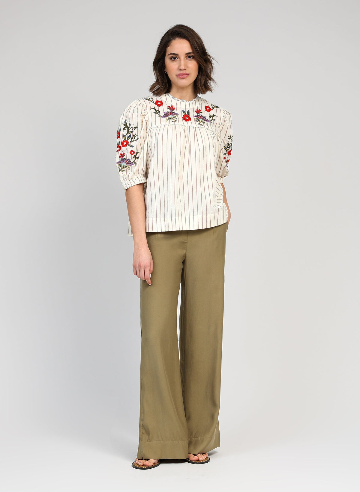Pantalon Prunella Kaki