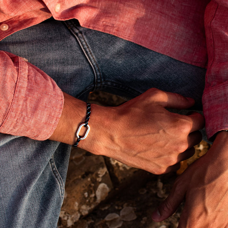 Bracelet Quille - Bleu Marine