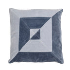 Aban - Cojín - Azul - Algodón