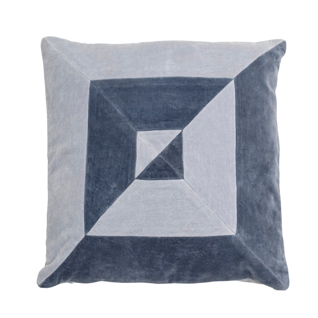 Aban - Set of 4 Cushions - Blue - Cotton