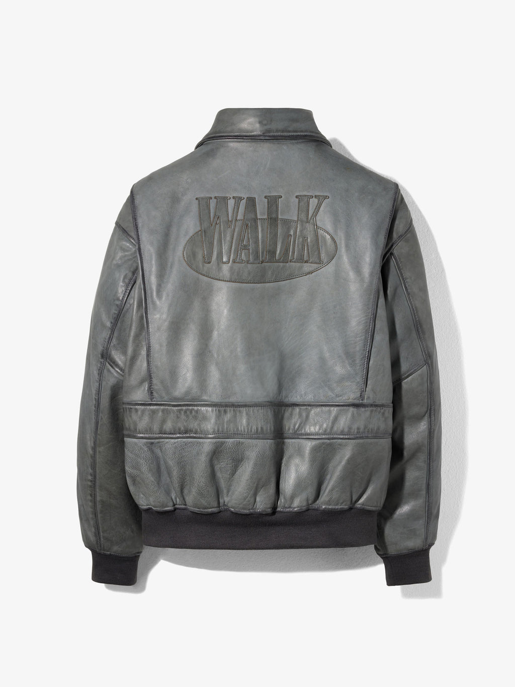 Walk In Paris X Schott Nyc ® - La Flight Jacket Grise