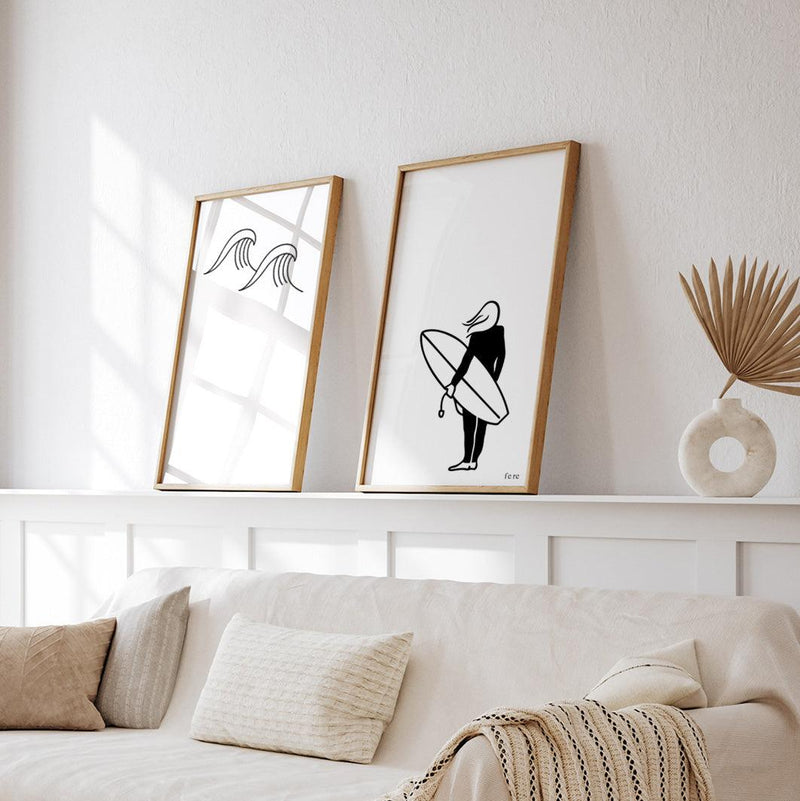 Duo D'Affiches Les Sportifs - Le Surf