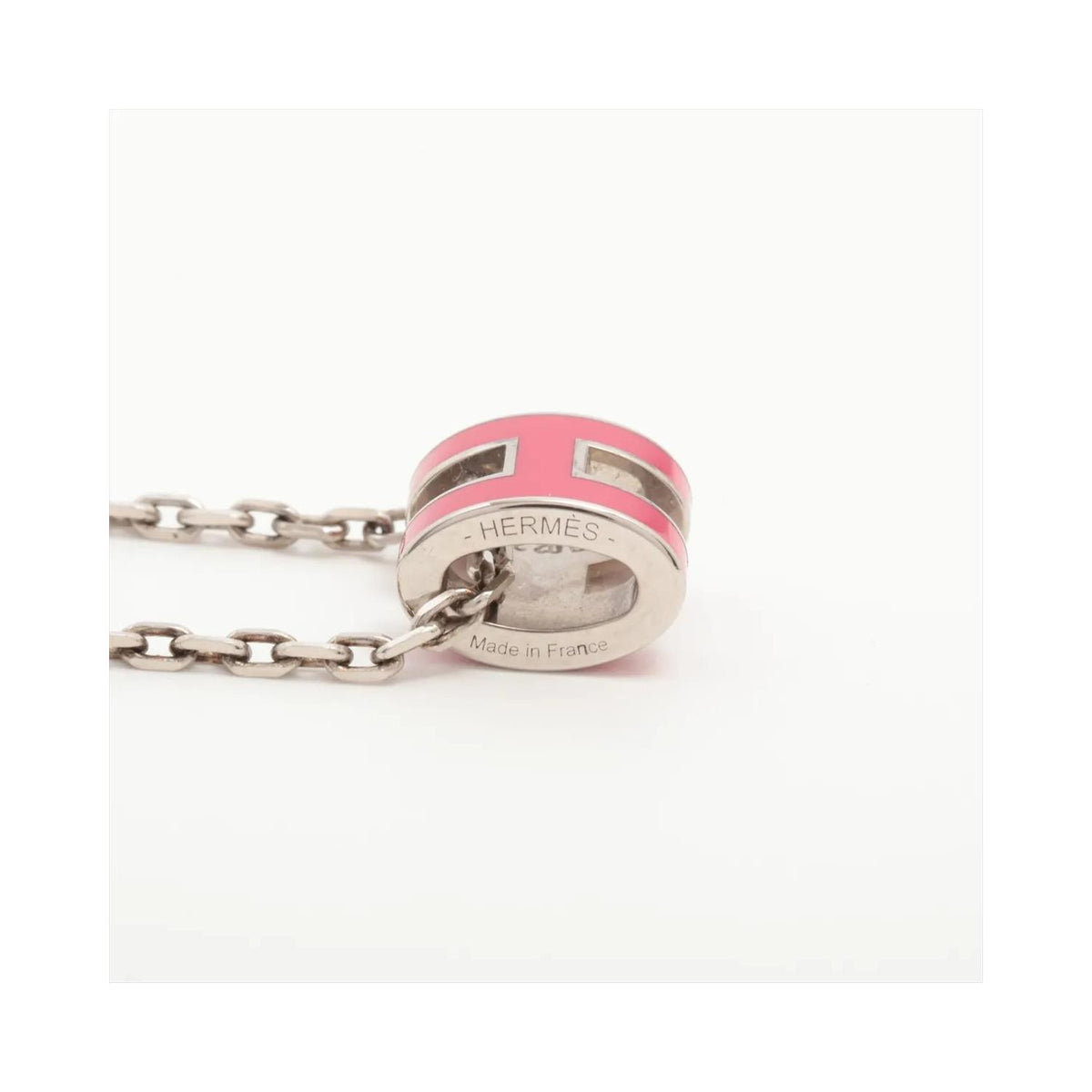 Collier Hermes Pop H Pendant Chain Mini Metal - Rose