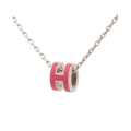 Collier Hermes Pop H Pendant Chain Mini Metal - Rose