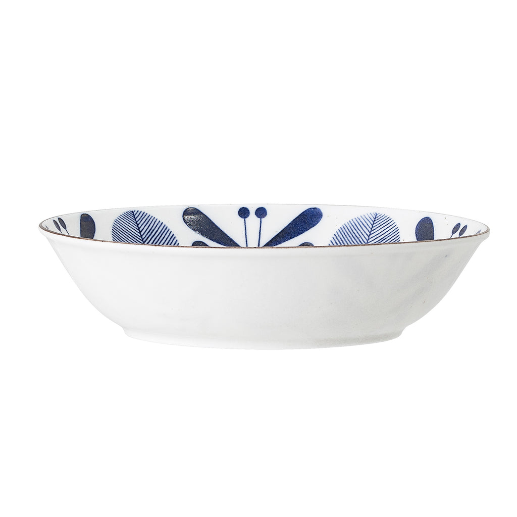 Camellia - Deep Plate - Blue - Porcelain