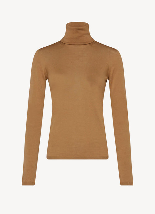 Max Mara - Pull À Col Roulé Palos - Camel - Femme