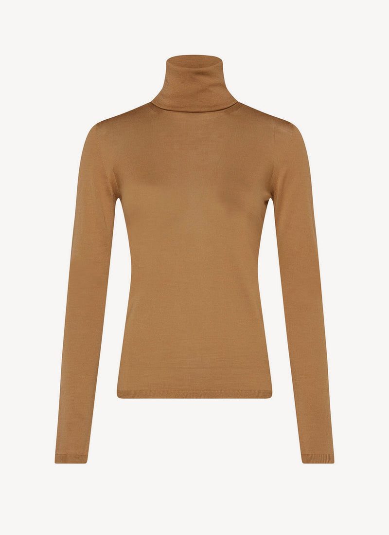 Max Mara - Pull À Col Roulé Palos - Camel - Femme