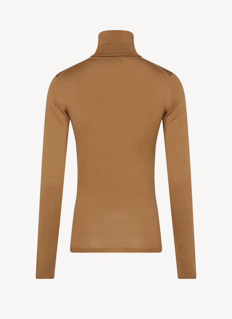 Max Mara - Pull À Col Roulé Palos - Camel - Femme