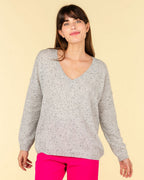 Angele Jumper - Grey Multicolour