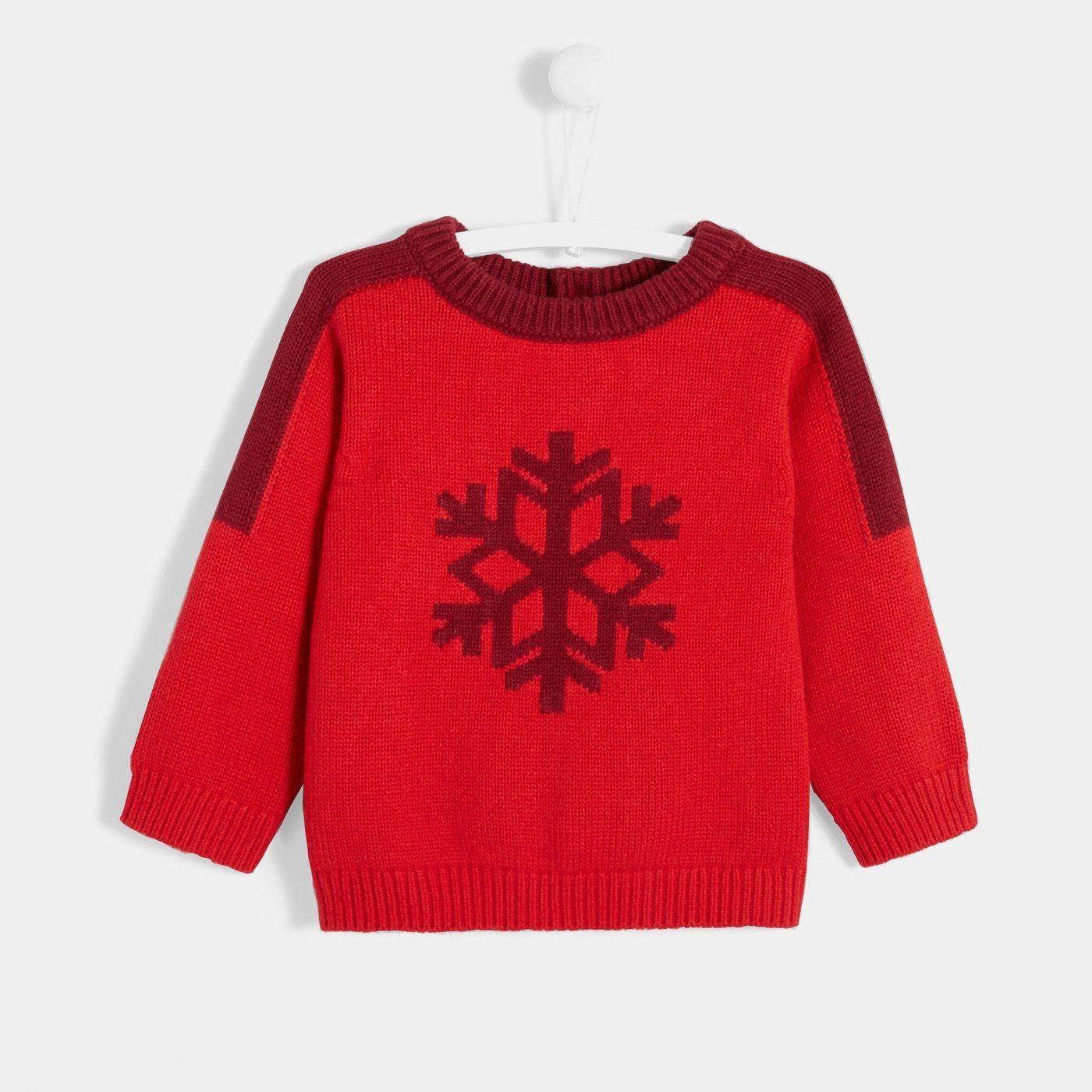 Pull Avec Acador - Rouge Laque - Garçon