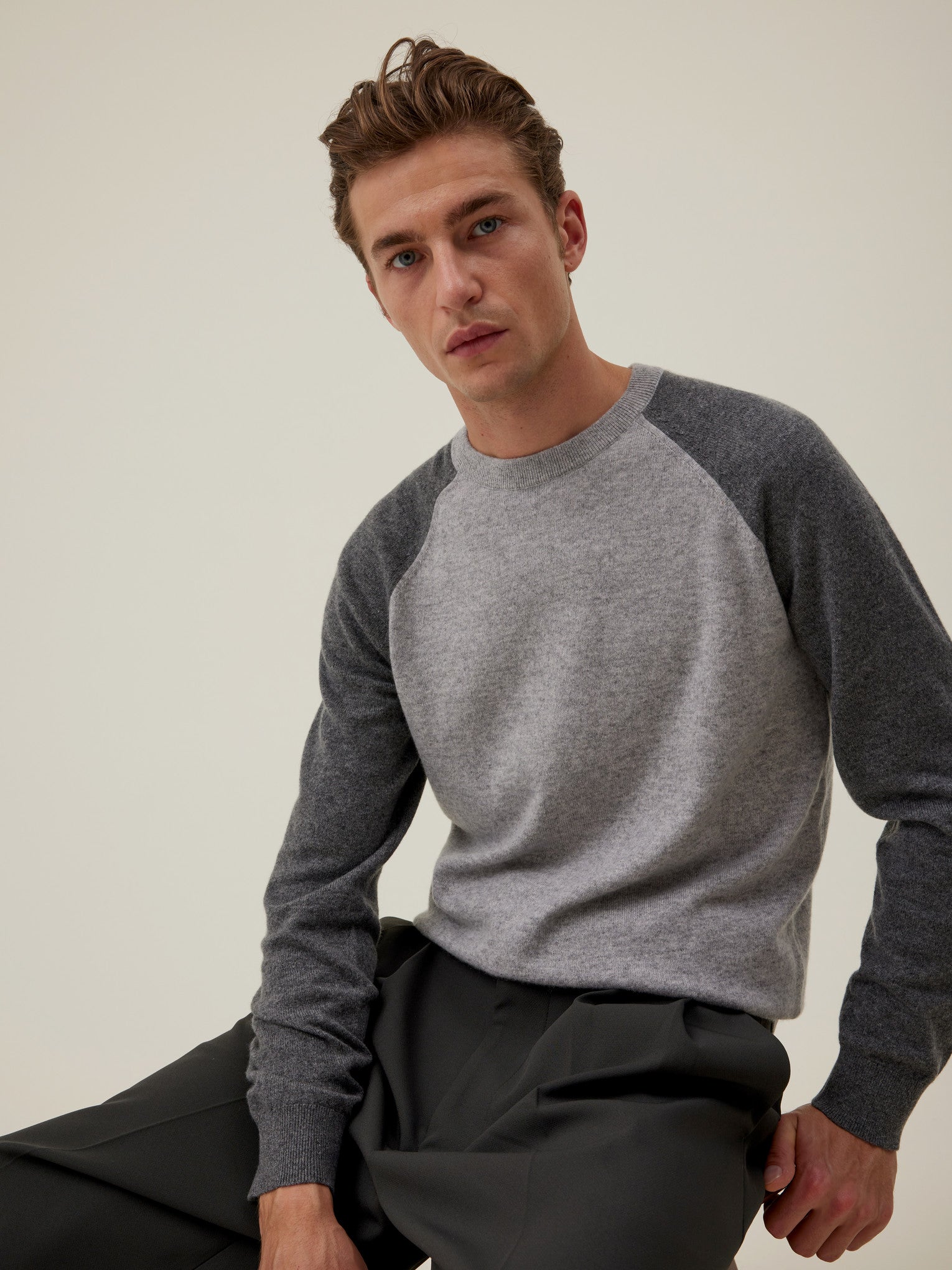 Pull Maksim - Gris Perle - Homme