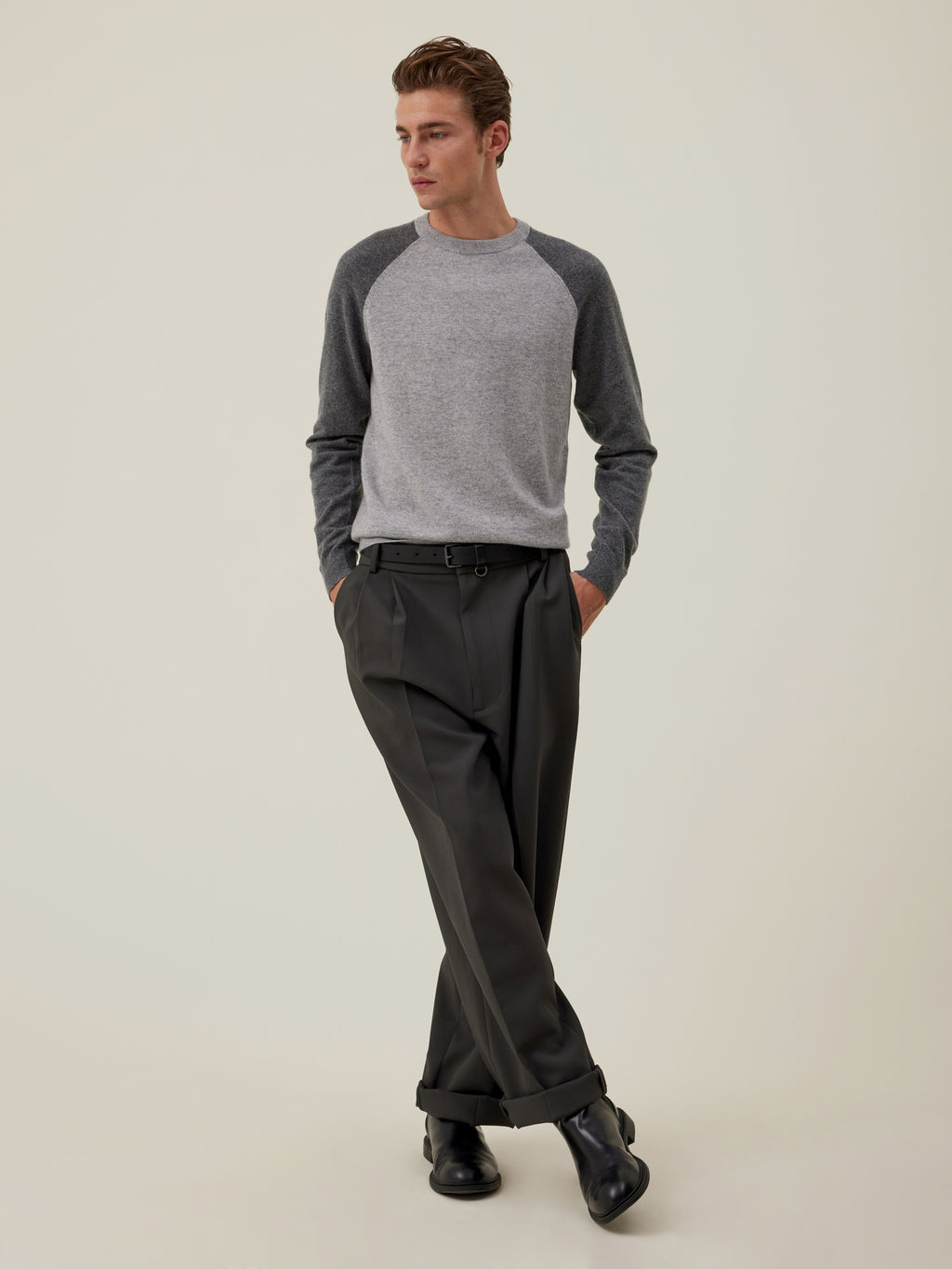 Pull Maksim - Gris Perle - Homme