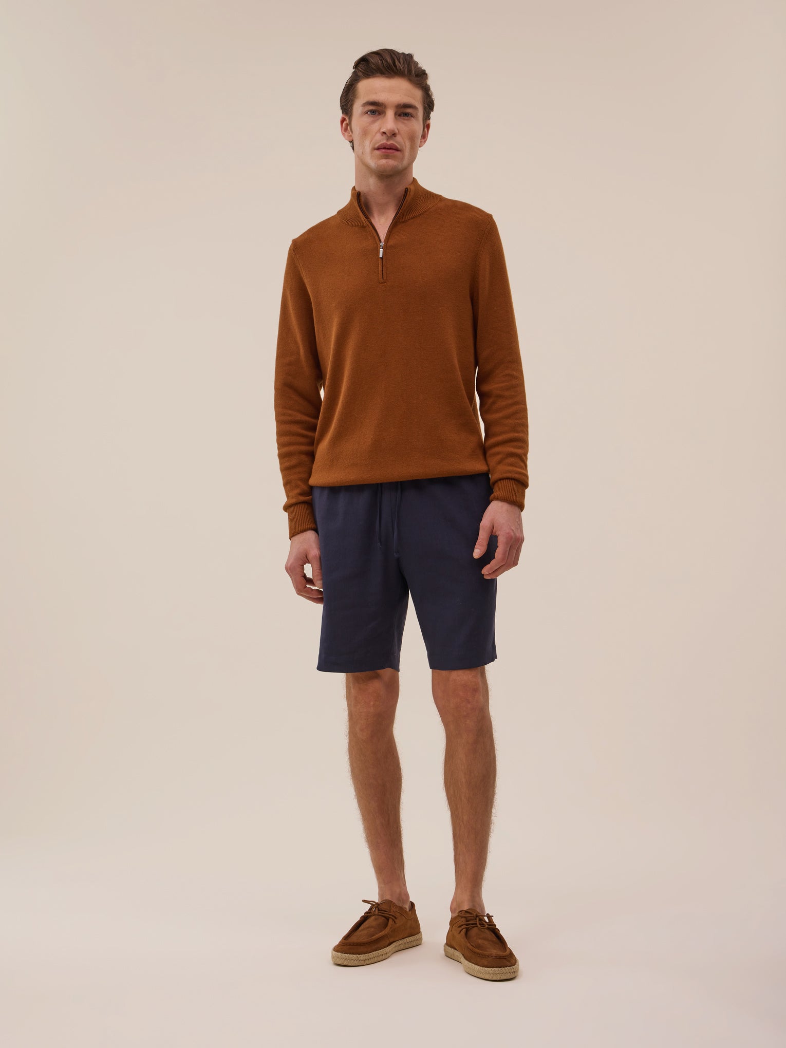 Pull Solel - Noisette - Homme