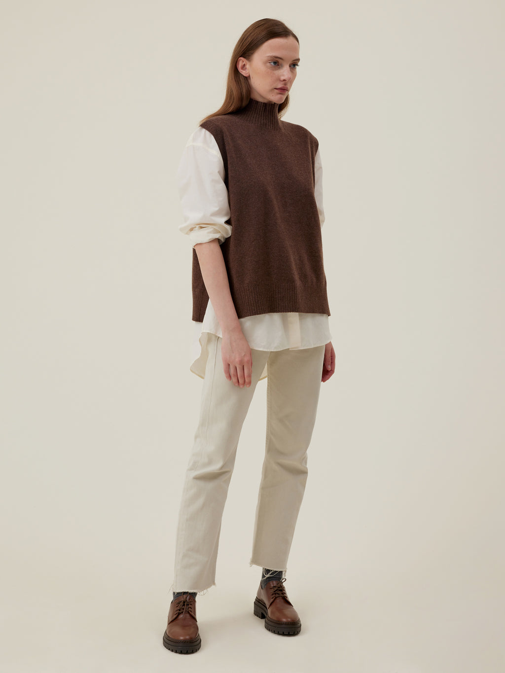 Jersey Anya - Marrón - Mujer
