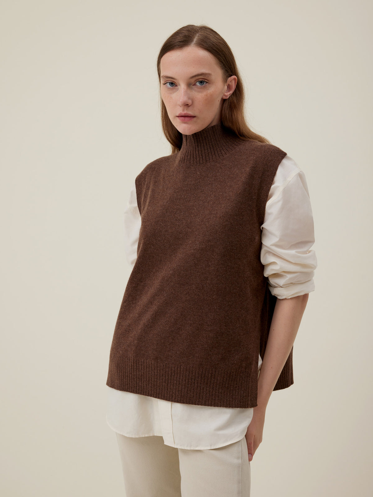 Jersey Anya - Marrón - Mujer