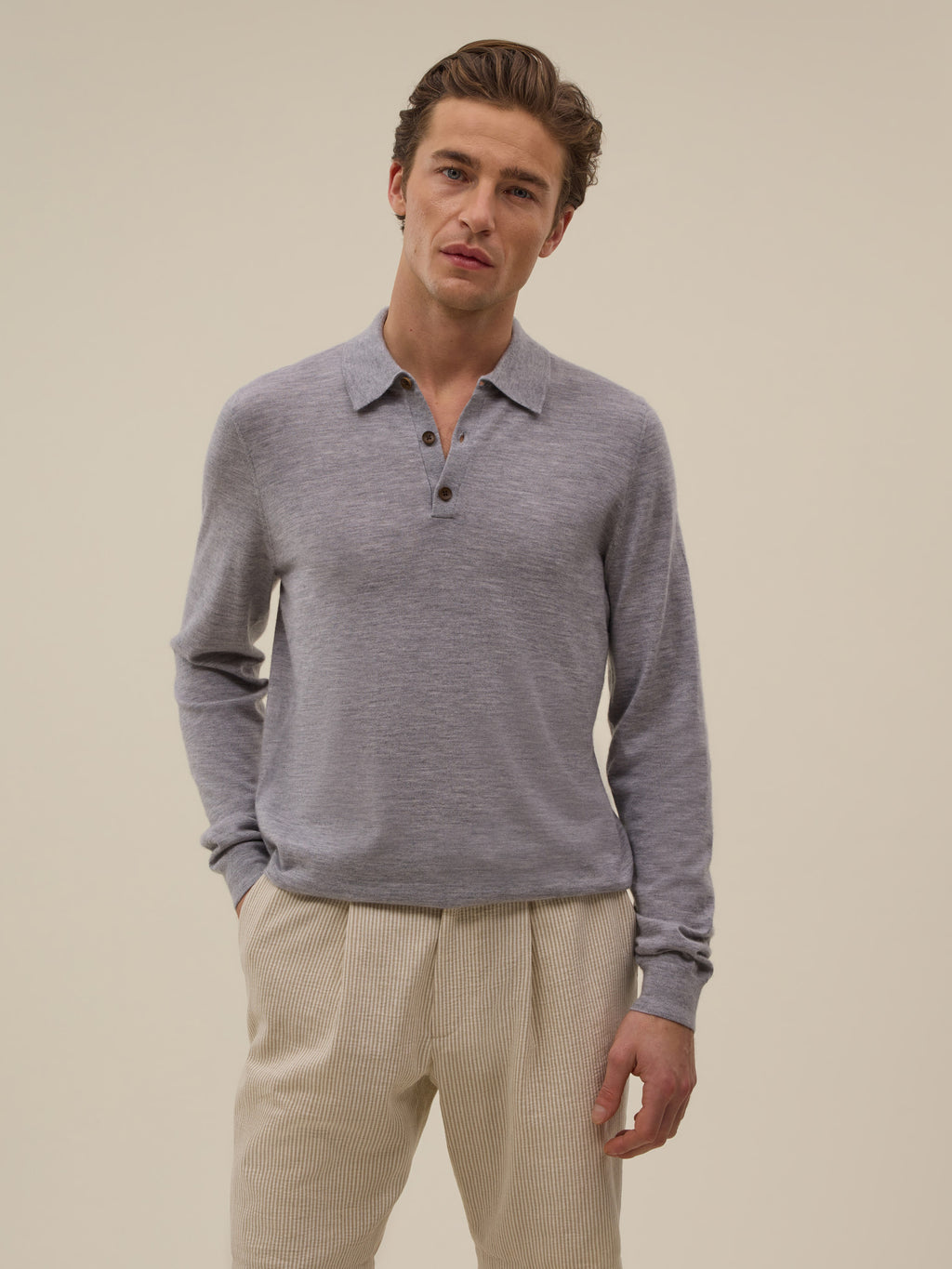 Pull Kory - Gris Perle - Homme