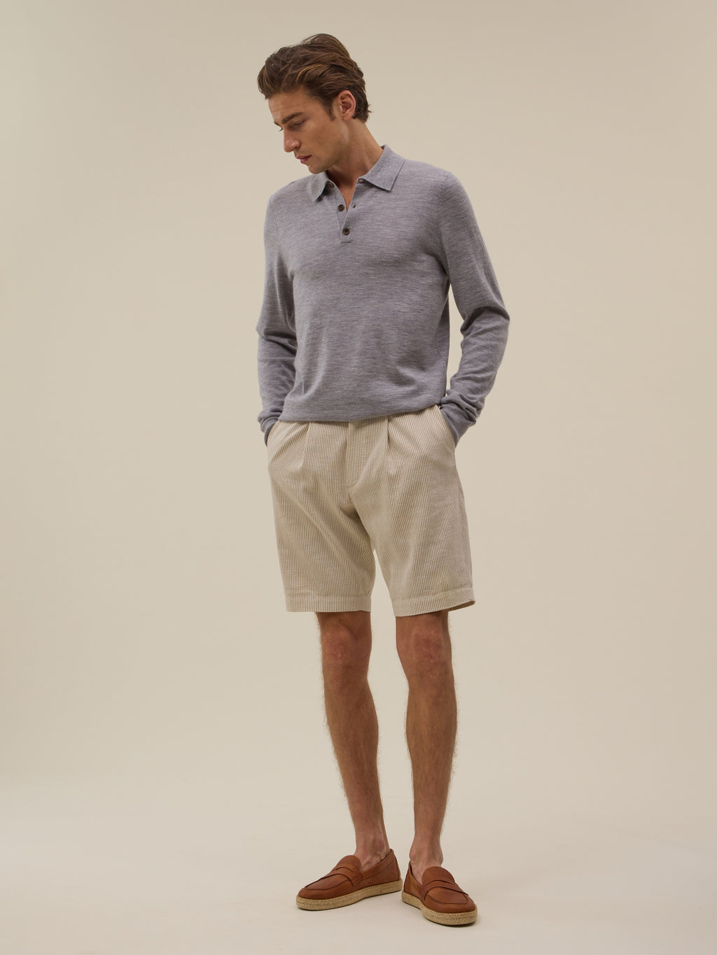 Pull Kory - Gris Perle - Homme