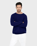 Pull Col Rond Antoine - Outremer - Homme