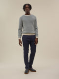 Holger Jumper - White & Atlantic - Men