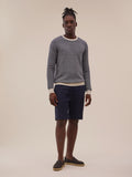 Pull Kuli - Blanc Et Navy - Homme