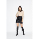Faraut Jersey Oversize De Cuello Redondo Beige, Jersey, 100% Cachemira, 2 Hilos - Mujer