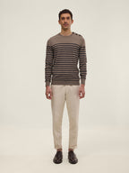 Sükh Jumper - Taupe and Navy - Men