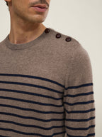 Sükh Jumper - Taupe and Navy - Men