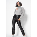 Jersey De Cuello Alto Bise Gris Heather, Jersey, 100% Cachemira, 2 Hilos - Mujer