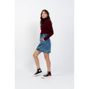 Pull Col Roulé Suzie Bourgogne, CÃ´tes Traditionelles, 100% Cachemire, 2 Fils - Femme