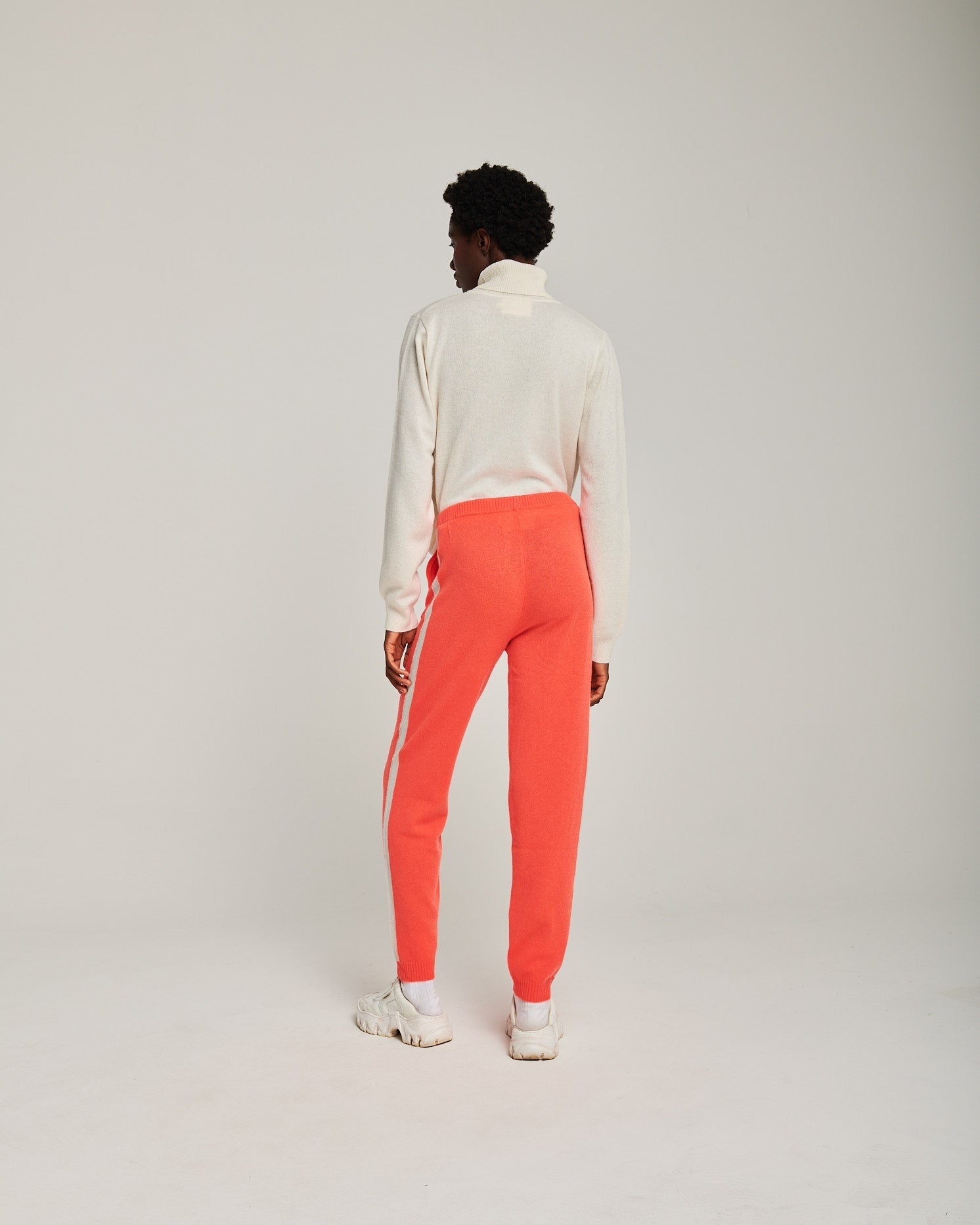 Pull Col Roulé Themys - Ecru - Femme