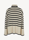Toteme - Jersey de Cuello Vuelto - Beige - Mujer