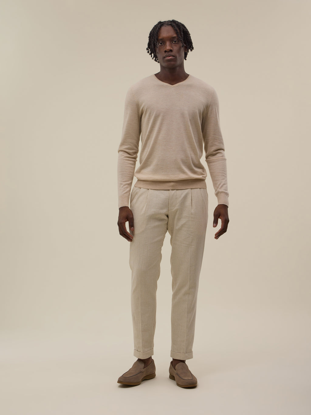 Nolu Jumper - Cream Beige - Men