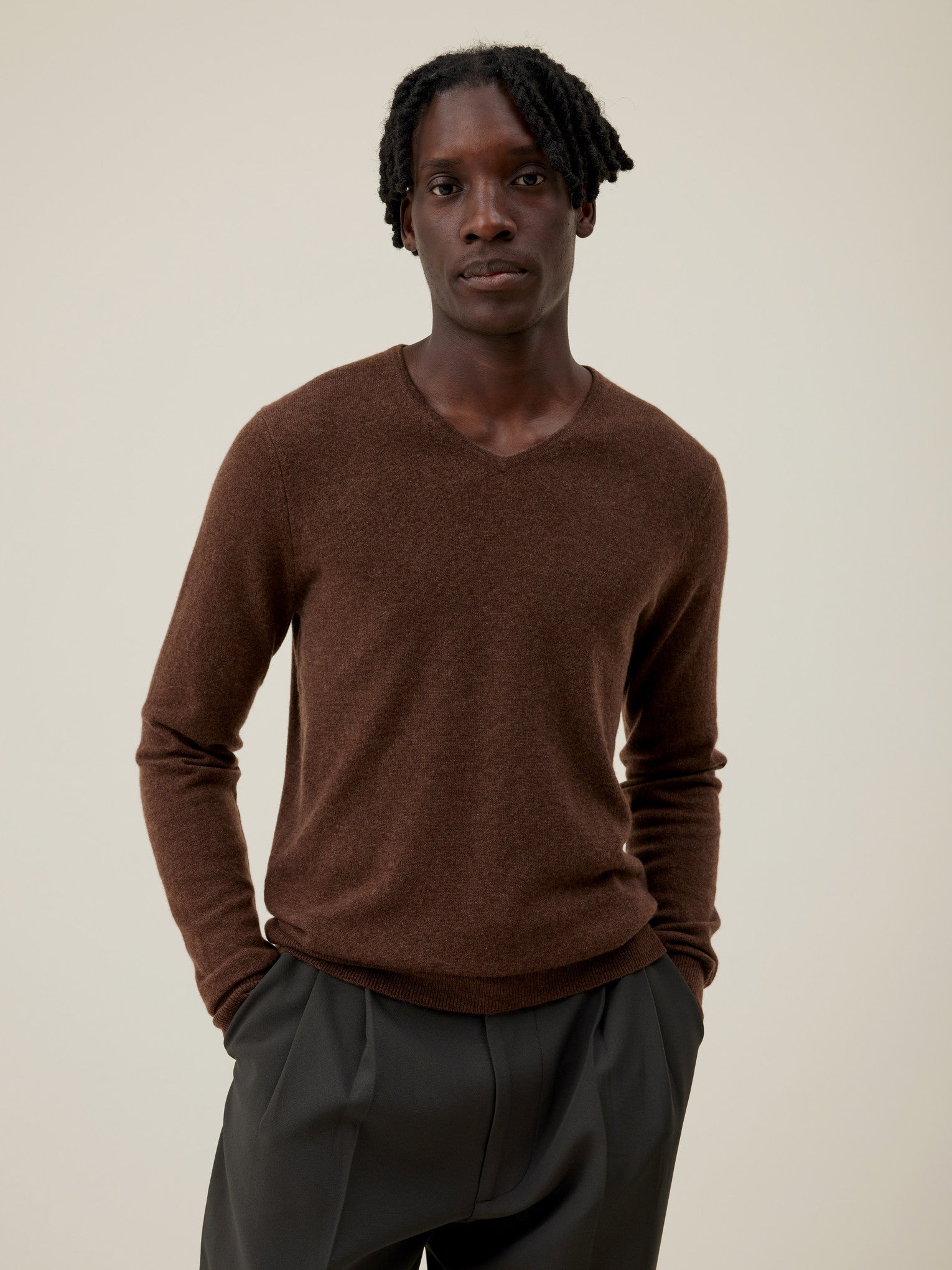 Jersey Alagh - Marrón - Hombre