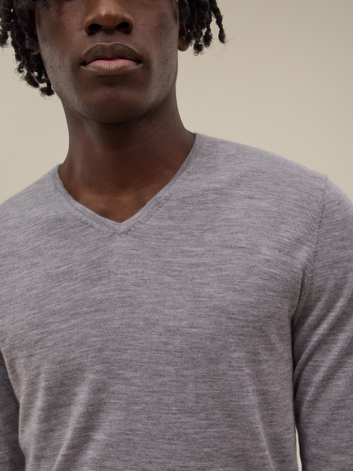 Nolu Jumper - Pearl Grey - Men