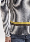 Longchamp - Striped Sweater - Ecru Black - Women