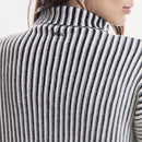 Longchamp - Striped Sweater - Ecru Black - Women