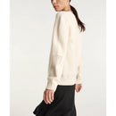 The Kooples - Pull Fin Laine Écru À Détail Texturé - Femme