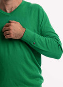 Tommy Hilfiger - Pull Léger - Verde - Homme