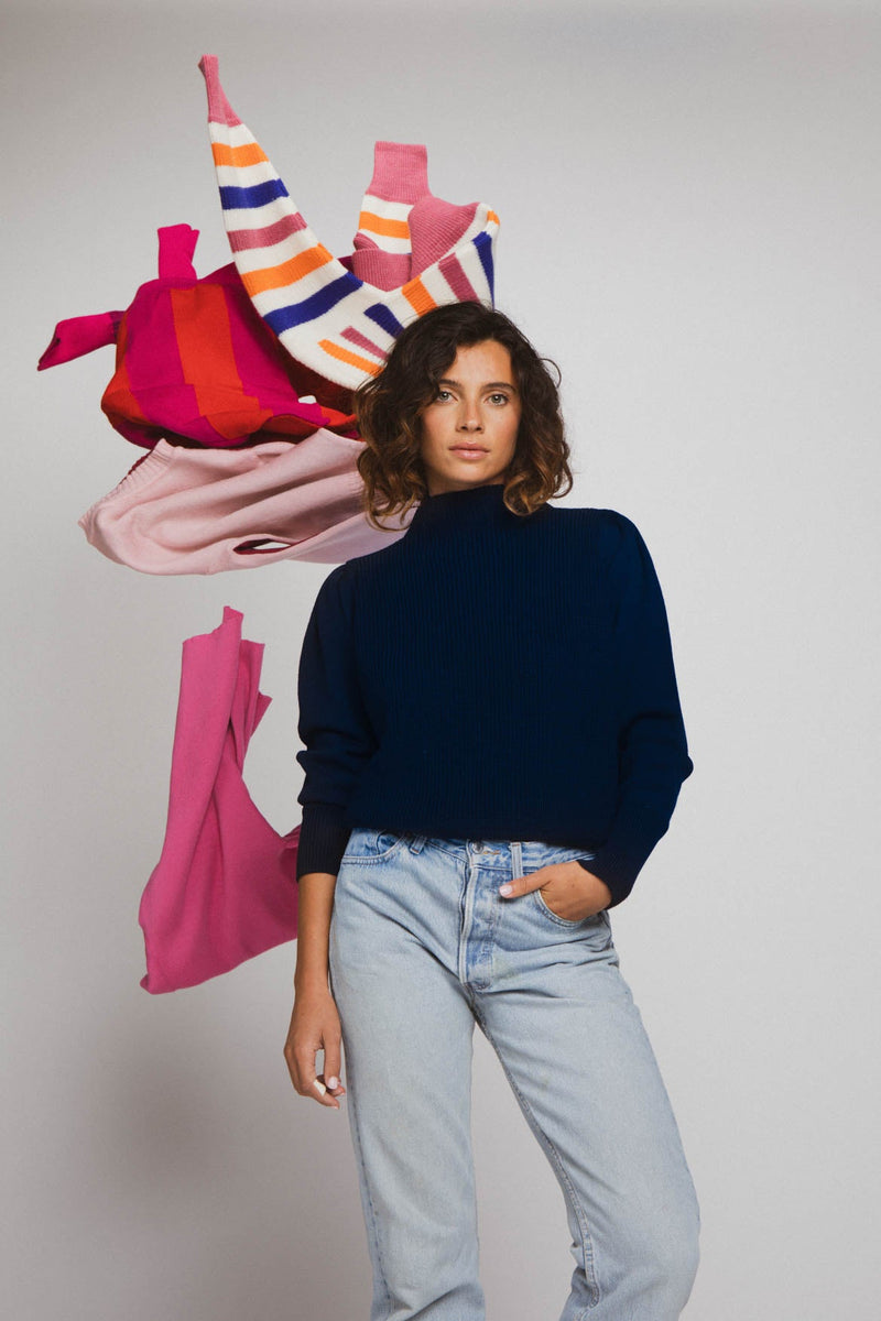 Le Pull Léo Navy