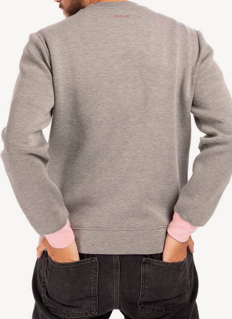 Trussardi - Sweat Imprimé - Gris - Homme