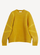 Nina Ricci - Pull En Maille Bouclée - Jaune/Jaune - Femme