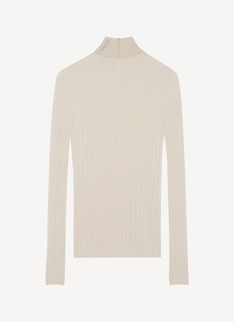 Nina Ricci - Pull Côtelé - Off White - Femme