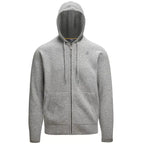 K-Way Marcy Pullover Lammwolle mit Reißverschluss und Kapuze - Graumeliert