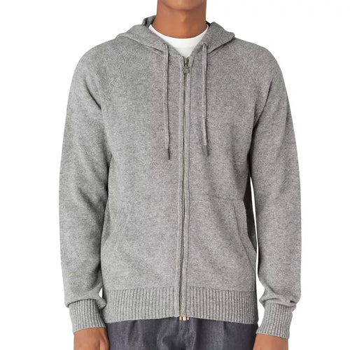 Pullover K-Way Marcy Lambswool Zip Capuche - Gris Chine