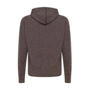 K-Way Marcy Lambswool Zip Hooded Pullover - Dark Brown